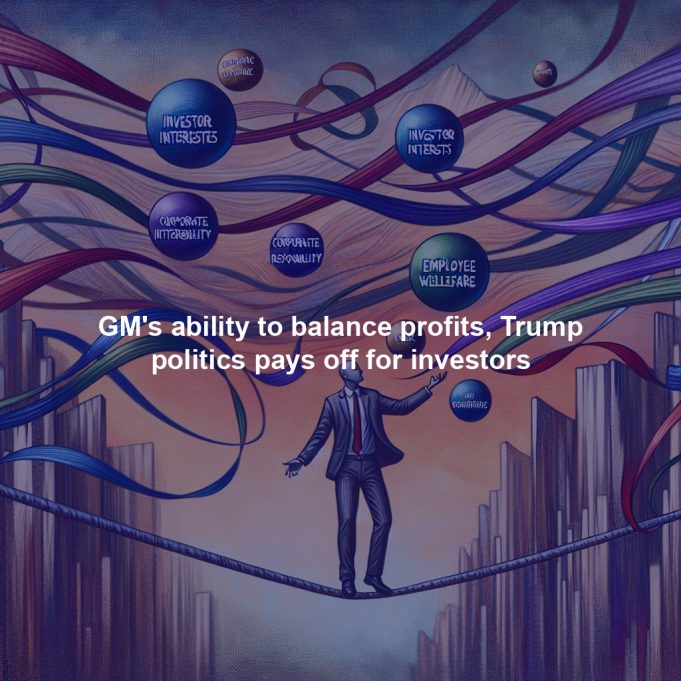 GM's ability to balance profits, Trump politics pays off for investors
