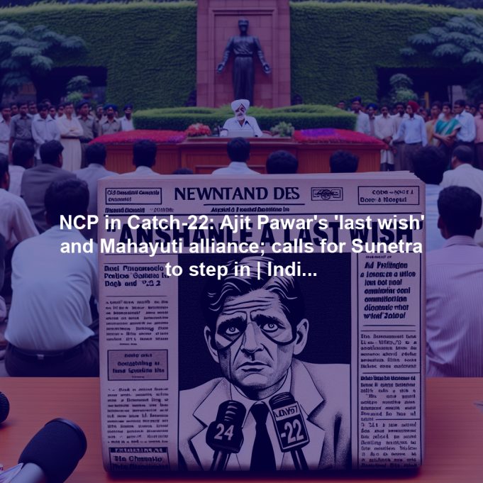 NCP in Catch-22: Ajit Pawar's 'last wish' and Mahayuti alliance; calls for Sunetra to step in | India News