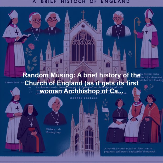 Random Musing: A brief history of the Church of England (as it gets its first woman Archbishop of Canterbury) | World News