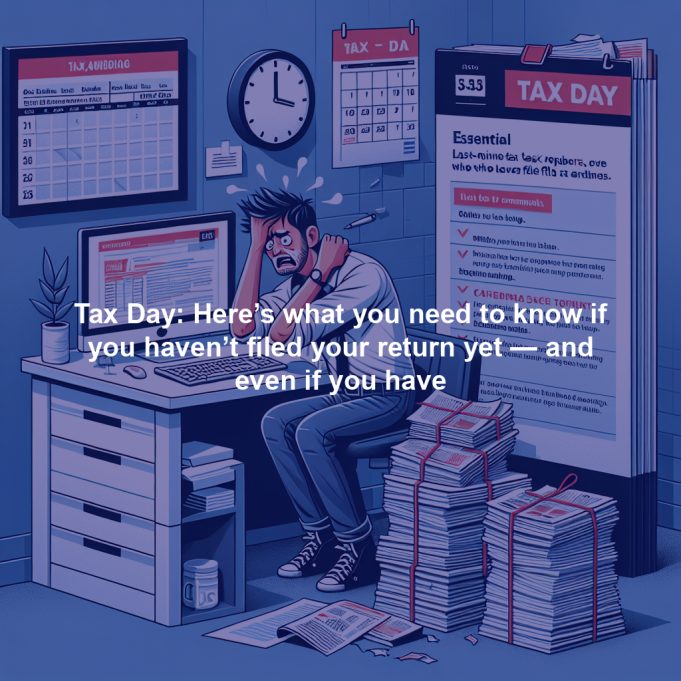 Tax Day: Here’s what you need to know if you haven’t filed your return yet — and even if you have