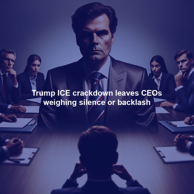 Trump ICE crackdown leaves CEOs weighing silence or backlash