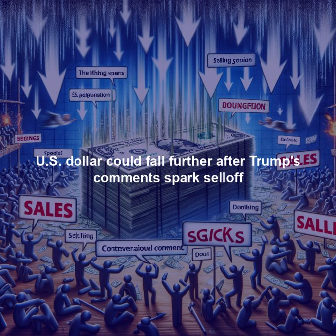U.S. dollar could fall further after Trump's comments spark selloff