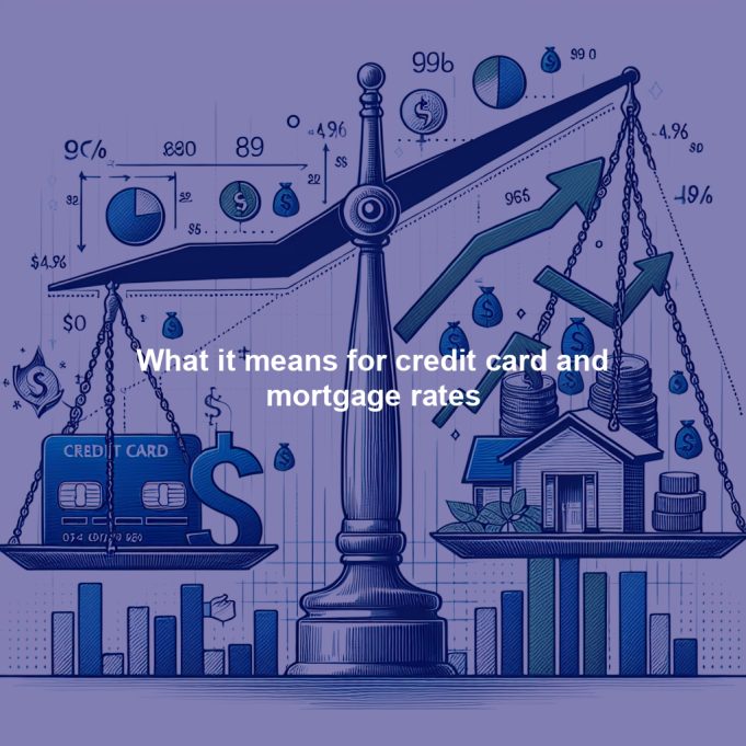 What it means for credit card and mortgage rates